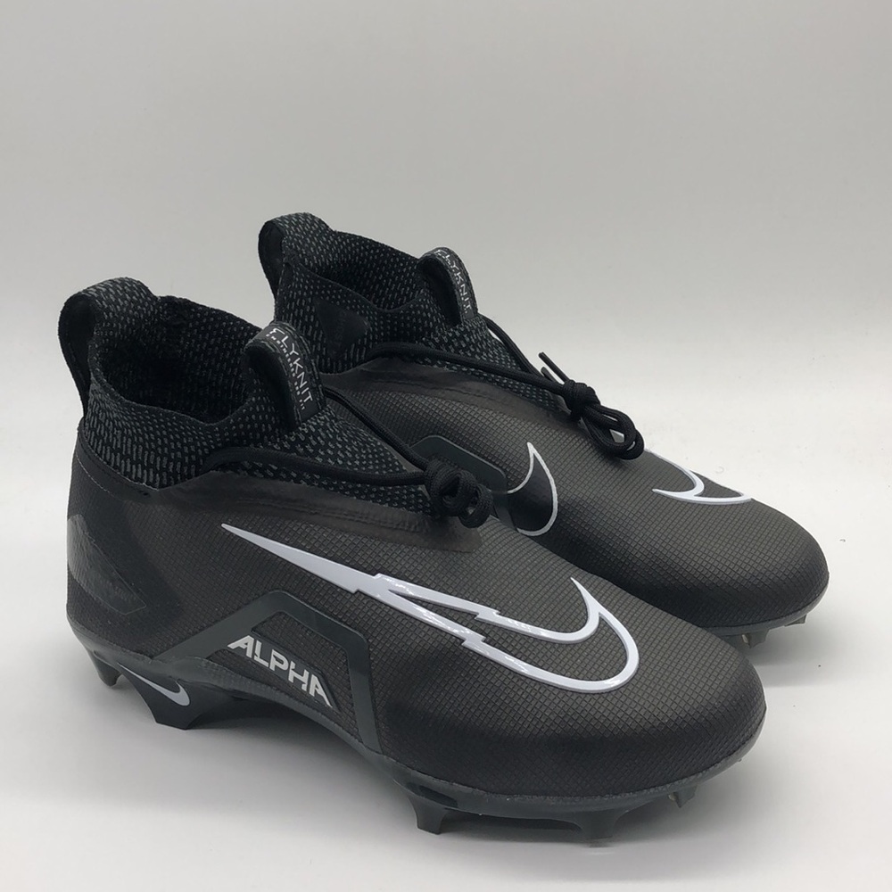 USED Nike Men’s Nike Alpha Menace Elite 3 Black/White CT6648-010 No Box - Picture 2 of 5